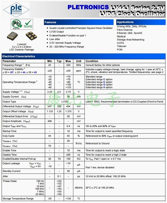 LV44J 2.5V