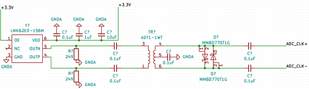 LVPECL差分晶體振蕩器時鐘源電路設(shè)計