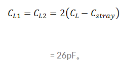 示例為STM32設計8MHZ石英晶體振蕩器
