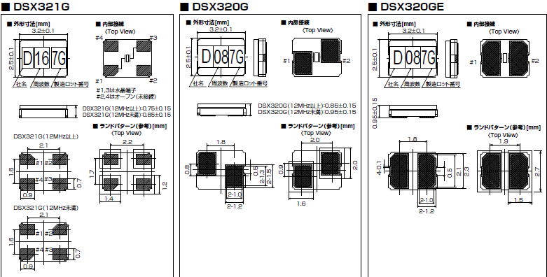 KDS晶振,貼片晶振,DSX321G晶振,1C208000BC0U晶振