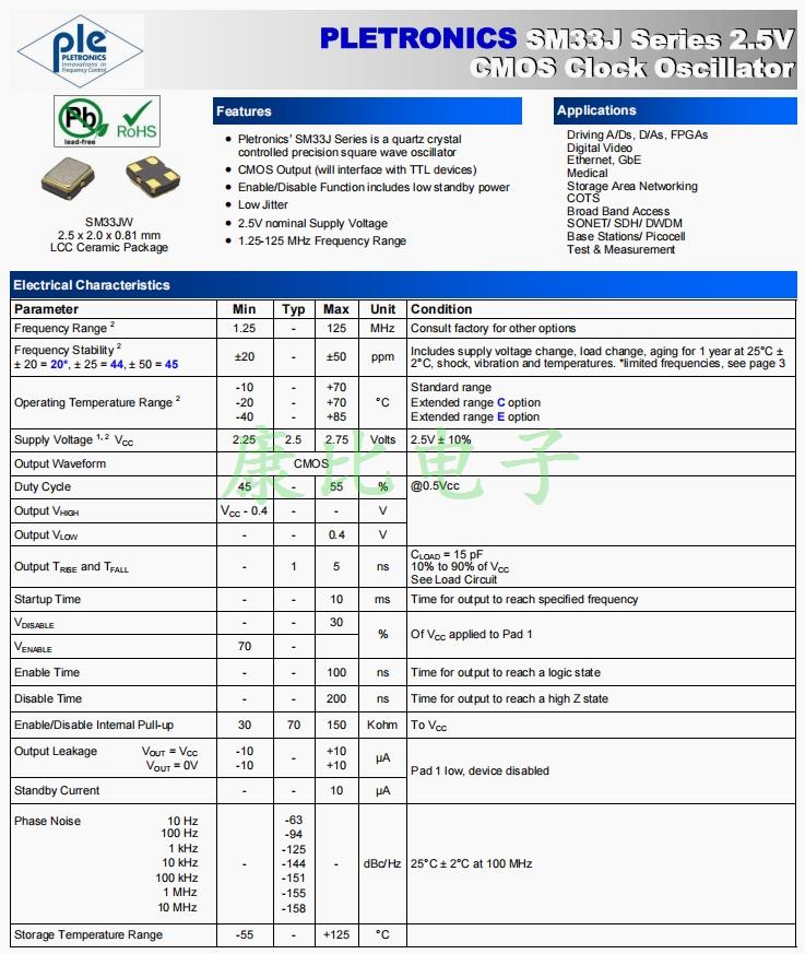 SM33J 2.5V
